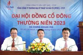 PETEC tổ chức thành công Đại hội đồng cổ đông năm 2023: tiếp tục tăng trưởng, kinh doanh hiệu quả và phát triển bền vững