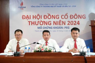 PETEC TỔ CHỨC THÀNH CÔNG ĐẠI HỘI ĐỒNG CỔ ĐÔNG THƯỜNG NIÊN NĂM 2024