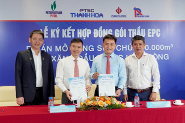 LỄ KÝ KẾT HỢP ĐỒNG EPC DỰ ÁN MỞ RỘNG SỨC CHỨA KHO XĂNG DẦU PETEC HẢI PHÒNG