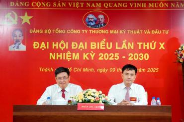 PETEC TỔ CHỨC THÀNH CÔNG ĐẠI HỘI ĐẢNG BỘ NHIỆM KỲ 2025-2030