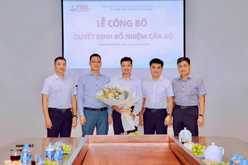 PETEC KIỆN TOÀN NHÂN SỰ QUẢN LÝ KHU VỰC PHÍA BẮC